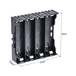 Quad 18650 Battery Holder